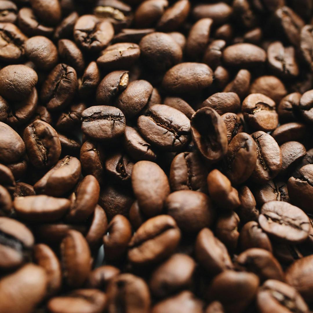 Grains de café torréfiés